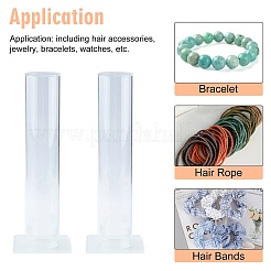 Organic Glass Bracelet Displays&nbsp;BDIS-E004-8C