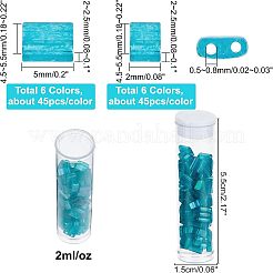 540cs 12 Style 2-Hole Glass Seed Beads&nbsp;SEED-NB0001-44