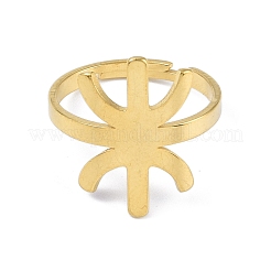 201 Stainless Steel Adjustable Finger Rings&nbsp;RJEW-C074-02G
