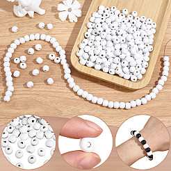 600Pcs Dyed Natural Wood Beads&nbsp;WOOD-PA0001-68A