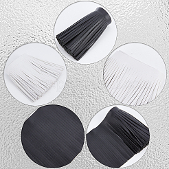 2M 2 Colors Faux Leather Fringe Trimmings&nbsp;DIY-GF0006-33