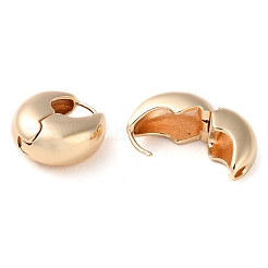 Rack Plating Brass Thick Hoop Earrings&nbsp;EJEW-P238-30KCG