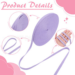 Cotton Ribbons&nbsp;SRIB-WH0008-05E