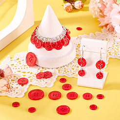 4-Hole Resin Buttons&nbsp;RESI-TA0004-11A-04