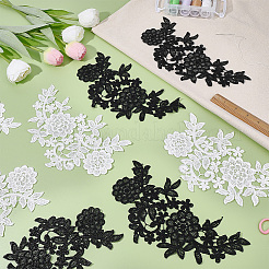 Lace Polyester Embroider Thread Iron on/Sew On Patches&nbsp;PATC-FG0003-72