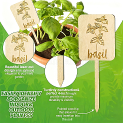 24Pcs Boxwood Plant Labels&nbsp;AJEW-SP0004-18