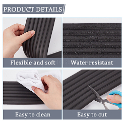 NBR Foam Anticollision Strip&nbsp;AJEW-GF0014-63C