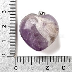 Natural Amethyst Pendants&nbsp;G-C188-03F