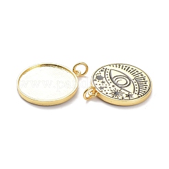 Brass Enamel Pendants&nbsp;KK-L188-33G
