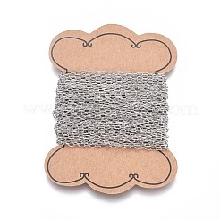 Tarnish Resistant 304 Stainless Steel Cable Chains&nbsp;CHS-L024-017P