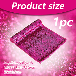 Polyester & PET Reversible Sequin Fabric&nbsp;DIY-WH0453-78A