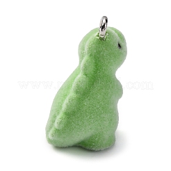 Flocky Resin Pendants&nbsp;LS-FIND-S001-08G