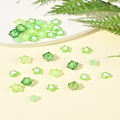 200Pcs 5 Styles Transparent Acrylic Beads&nbsp;TACR-FS0001-54B