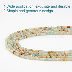5 Strands Natural Flower Amazonite Beads Strands&nbsp;G-GO0001-54