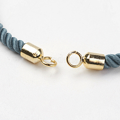 Nylon Twisted Cord Bracelet Making&nbsp;MAK-K007-02G