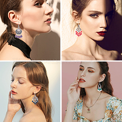 DIY Alloy Chandelier Earring Making Kits&nbsp;DIY-SC0012-40