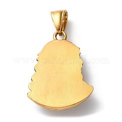 Ion Plating(IP) 304 Stainless Steel Pendants&nbsp;STAS-D067-13AG