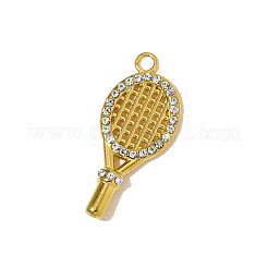 304 Stainless Steel Rhinestone Pendants&nbsp;STAS-OY009-97G