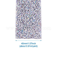 Glitter Resin Hotfix Rhinestone(Hot Melt Adhesive On The Back)&nbsp;OCOR-TA0002-02-40mm