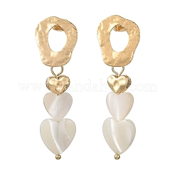 Brass Dangle Stud Earrings&nbsp;EJEW-JE07395