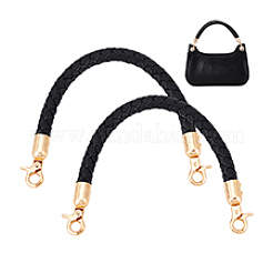 PU Imitation Leather Braided Bag Handles&nbsp;DIY-WH0366-41A