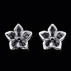 Transparent Glass Bead Caps&nbsp;GLAA-N001-07