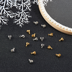 100Pcs Brass Bead Tips&nbsp;KK-CA0001-76