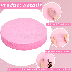 100Pcs Non-woven Fabrics Nail Dust Collector Filter Paper&nbsp;AJEW-GF0015-09A
