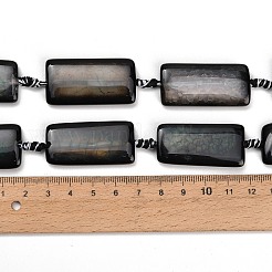 Natural Dragon Veins Agate Beads Strands&nbsp;GG-CBA2A74-01E