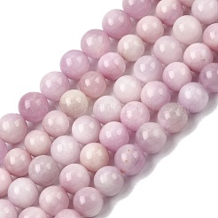 Round Natural Kunzite Beads Strands&nbsp;G-K068-28-6mm
