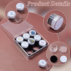 9Pcs Column Plastic Containers for Diamond&nbsp;CON-WH0095-133B