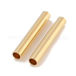 Brass Tube Beads&nbsp;KK-H503-03G-02