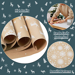 3 Rolls 3 Styles Christmas Gift Wrapping Paper&nbsp;DIY-TA0014-74