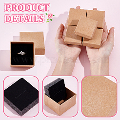 100Pcs Cardboard Jewelry Boxes&nbsp;CBOX-NB0001-34