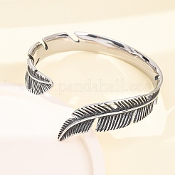 Retro 316 Surgical Stainless Steel Cuff Bangles&nbsp;BJEW-C142-11C-AS