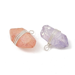 Natural Quartz Crystal Pendants&nbsp;PALLOY-TA00446