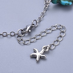 Brass Cable Chain Anklets&nbsp;AJEW-AN00260