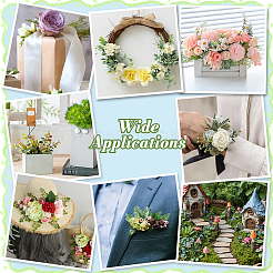 45Pcs 15 Styles Plastic Simulated Plant&nbsp;AJEW-OC0016-39