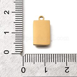 304 Stainless Steel Geometry Charms&nbsp;STAS-Q348-15A