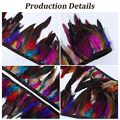 1 Bundle Fashion Feather Cloth Strand Costume Accessories&nbsp;DIY-GF0012-59C