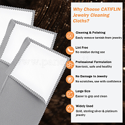 3 Sheets 4 Layers Silver Polishing Cloth&nbsp;AJEW-BBC0002-17A