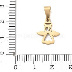 304 Stainless Steel Pendants&nbsp;STAS-B141-05G