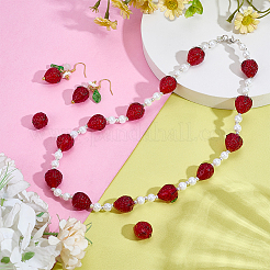 16Pcs Handmade Bumpy Lampwork Beads&nbsp;LAMP-PH0001-47