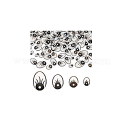 200Pcs 4 Styles Acrylic Doll Eye Patch&nbsp;SACR-GA0001-07