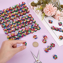 Polyester Sequins Flower Costume Accessories Decorative&nbsp;DIY-WH0899-422A
