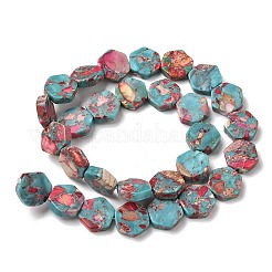 Dyed Synthetic Imperial Jasper Beads Strands&nbsp;G-D337-14mm-A03