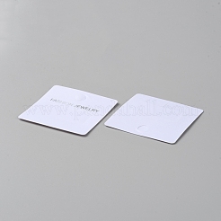 200Pcs PVC Jewelry Hair Claw Clip Display Cards with Hanging Hole&nbsp;CDIS-WH0031-03