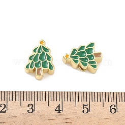 Christmas Brass Enamel Beads&nbsp;KK-I474-G23