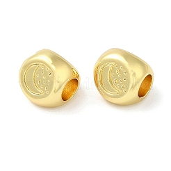 Eco-Friendly Rack Plating Brass European Beads&nbsp;KK-F854-01G-02