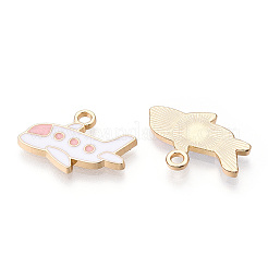 Alloy Enamel Pendants&nbsp;PALLOY-S133-010C